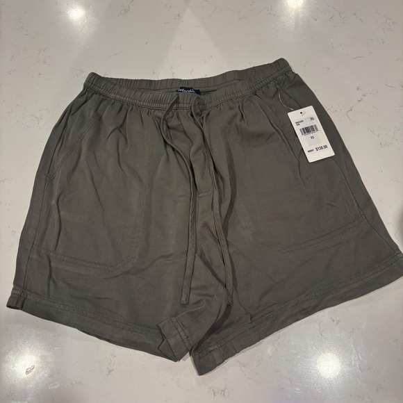 Splendid Olive Green Drawstring Shorts Women's XS Casual Summer - Picture 1 of 6